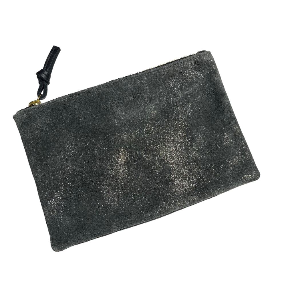 Kempton Suede Leather Clutch Pouch